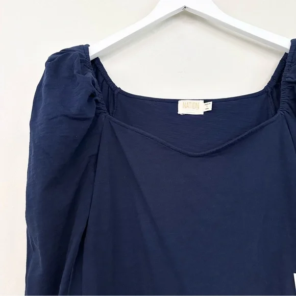 Nation LTD Arabelle Party Tee Navy - Picture 7 of 16